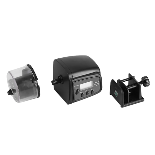 Digital LCD Elektronisk Fiskmatare Dispenser Timer Automatisk Akvarium Tank Matningsmaskin