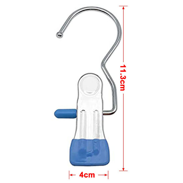 20 st Boot Hanger Clips, Tvättkrok Hängande klädnålar Rostfritt stål Galge Håll Clips för strumpor, handdukar, underkläder, hattar, halsdukar, handdukar, byxor