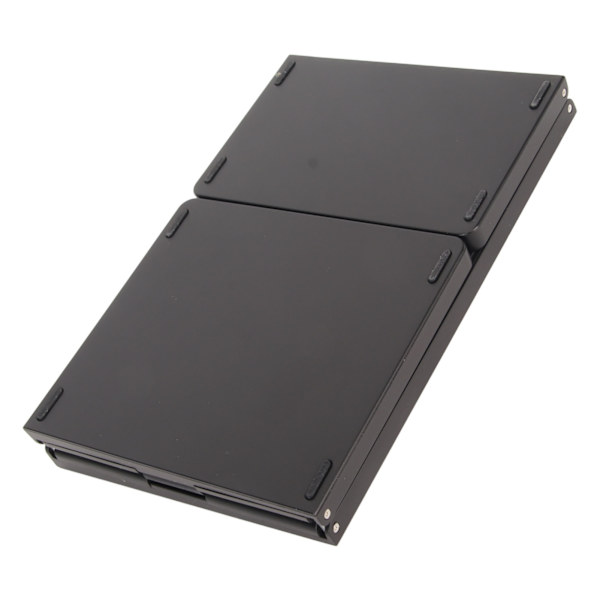 3 Folds Trådløst Tastatur med Touchpad Foldbart Tastatur for Tablet PC Smartphone Innebygd Batteri B089T