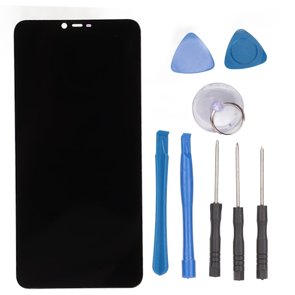 Skärmersättning LCD-skärm pekskärm digitizer montering för OPPO A5 AX5 A12E A3S mobiltelefon