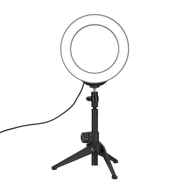 PULUZ PKT3032 Mobiltelefon Live Selfie Lampe 3 Farve Belysning Justerbar 40 LED Ring Fyldelys