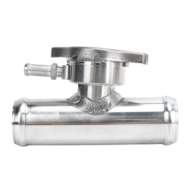 Inline kølervæske påfyldningsstuds med 16PSI hætte 32mm 1‑1/4in OD T6061 aluminium poleret overflade til biler