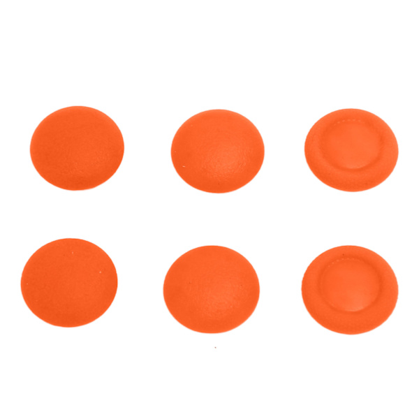 3D Joystick-knappskydd 6 i 1 Förhindrar Glidning Ersättnings Tumgrepp för PS5 Elite-kontroll Orange