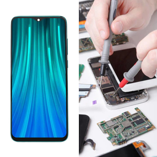 6,53 tommer LCD-skærm LCD-skærm berøringsskærm udskiftning til Xiaomi Redmi Note 8 Pro M1906G7I M1906G7G Ice Jade