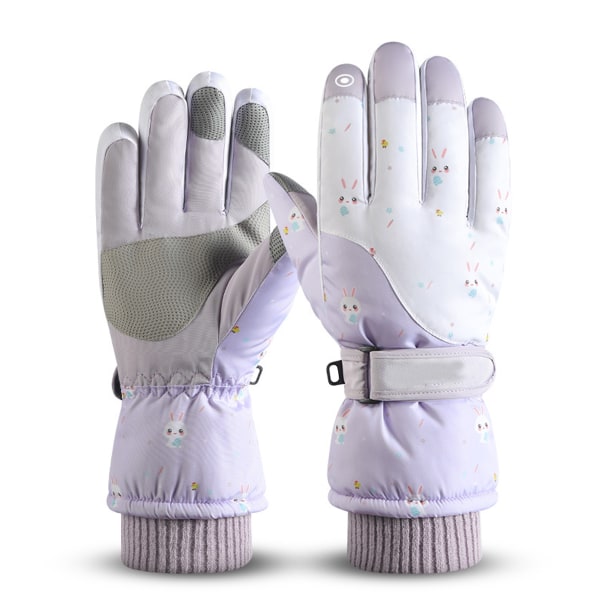 Skigloves, Vanntett Snøhansker Vinterhansker for Kaldt Vær