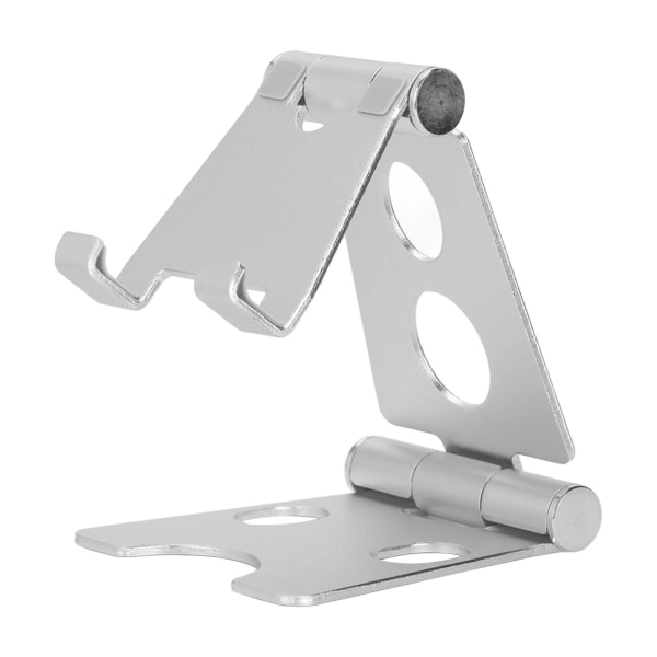 Aluminiumlegering skrivebords mobiltelefon og nettbrett holder multivinkel justering mobiltelefon stativ for direktestrømming