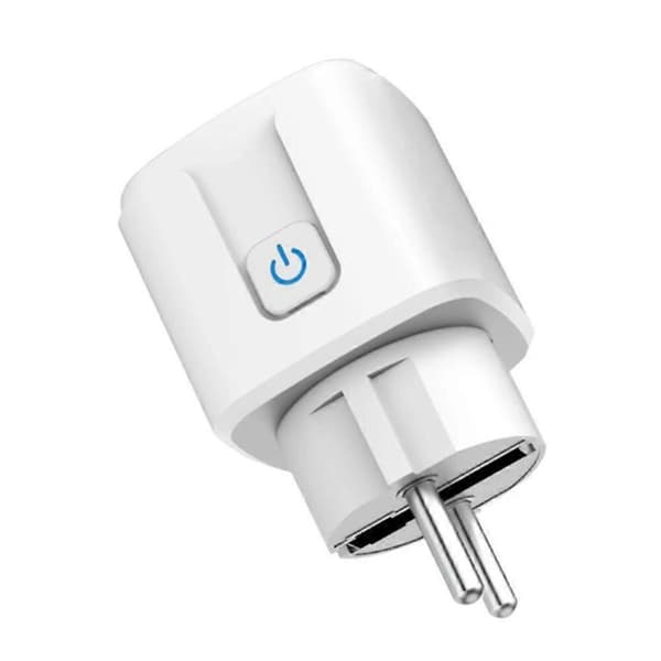 GETIT Tuya WiFi Bluetooth Smartplugg 16A Strømovervåkingsbryter med Tidsfunksjon EU-plugg