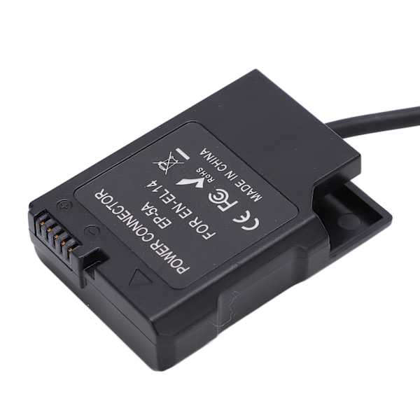 Type C Strømadapter DC Kobling ENEL14 Fuld Dekodning Dummy Batteri til Nikon D5600 D5500