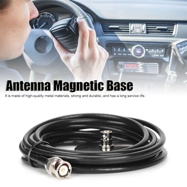Magnetfeste Baseantenne Bil WalkieTalkie Radio Magnetfeste med BNC Hann 503 Feeder Line