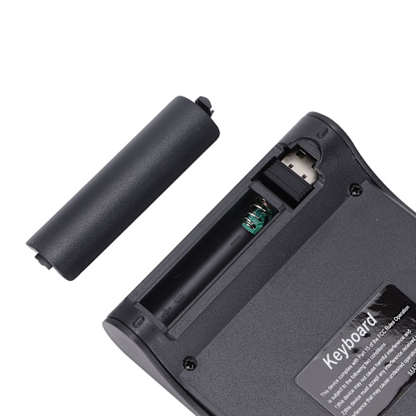 Nummerplatta Plug and Play 2.4GHz Trådlös Teknik 1200 DPI Känslig Hållbar Nummerplatta Mus Combo för Hemmakontor