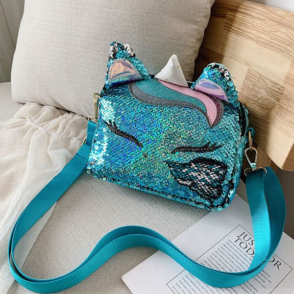 Søte Sequin Skulder Messenger Vesker Kvinner Små Glitter Sling Sh
