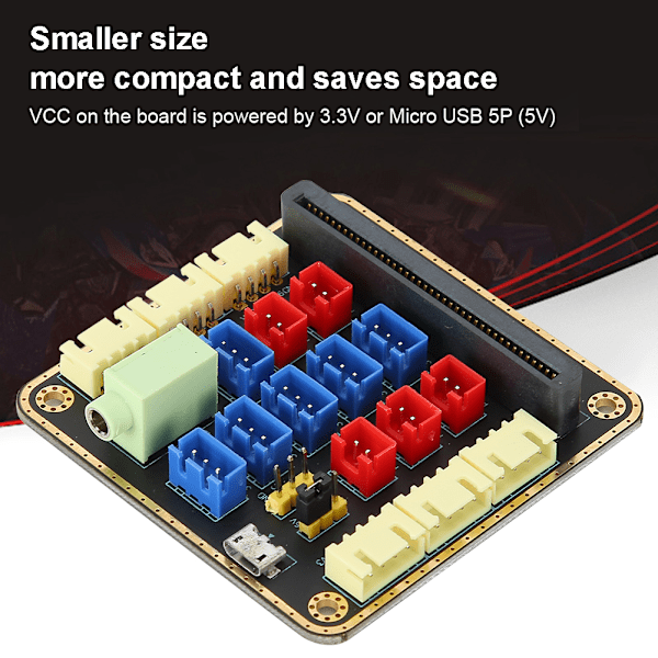 Utvecklingskort Micro Bit Adapter Multi-Interface Överföring Programmering Inlärning Micro Bit Utvecklingskort