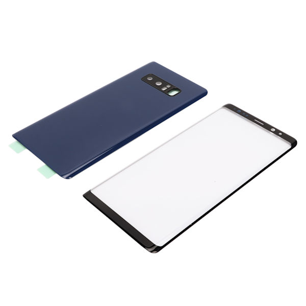 Reservedelsett for bakglass til Samsung Galaxy Note 8, reparasjonssett for frontdeksel i glass