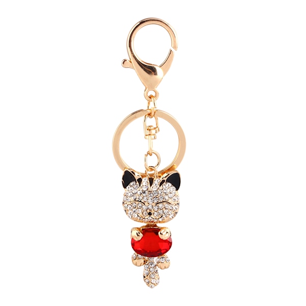 3D Rhinestone Crystal Nyckelring Berlock Väska Väska Nyckelkedja Nyckelring Present