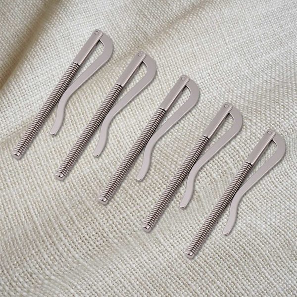 5 stk holdbare pengespenneklips DIY-verktøy for bifold skinnlommebok, veske, kredittkortholder