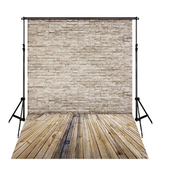 5x7ft Vinyl Fotobakgrund Vägg Trägolv Fotobakgrund Studio Rekvisita, Blomstergräsmatta Vinyl Fotobakgrund