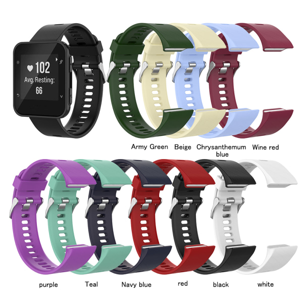 Silikoniurheiluranneke Garmin Forerunner35 Forerunner30 ForeAthlete 35J Forerunner35J -laitteille