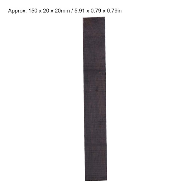 DIY-käsityömusiikki-instrumentin kahva musta eebenpuu akustinen kitara tarvikkeet 1kpl 150x20x20mm