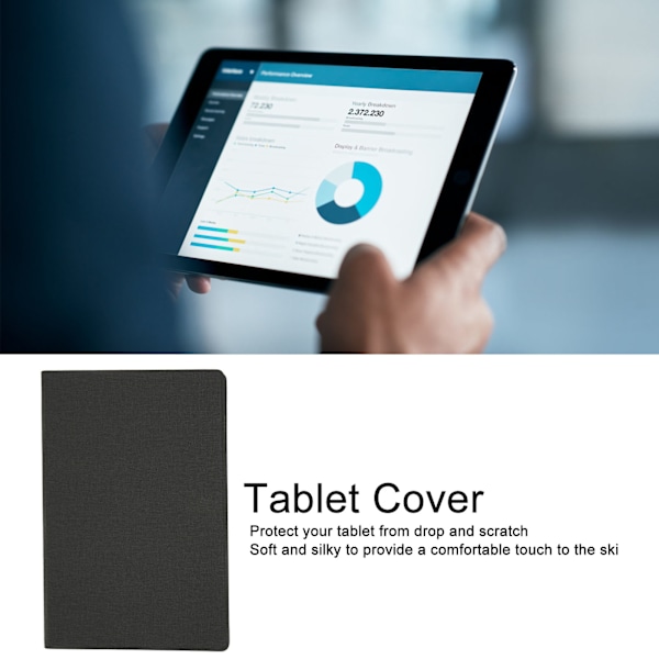 Tabletfodral for Blackview Tab 15 Tab 15PRO, mjukt PU-läder, reptålig surfplatteskydd