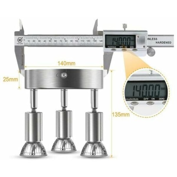 Bad Taklampe Led Belysning Bad Taklampe Krom 3 Justerbare Spotter Ip44 Gu10 Litzee Bad Taklampe