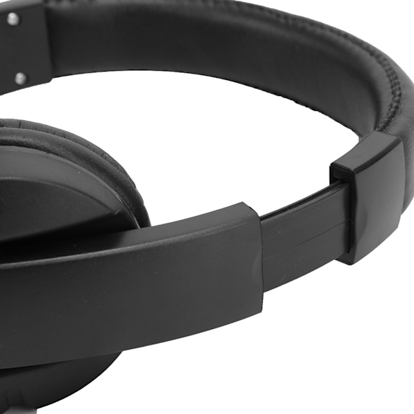 3,5 mm hörlurar med mikrofon, huvudmonterade gaminghörlurar för PlayStation 4, svart