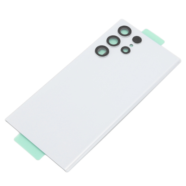 Bakre glassdeksel erstatningsbatteridørhus bakpanel for Samsung Galaxy S22 Ultra 5G S908U S908F