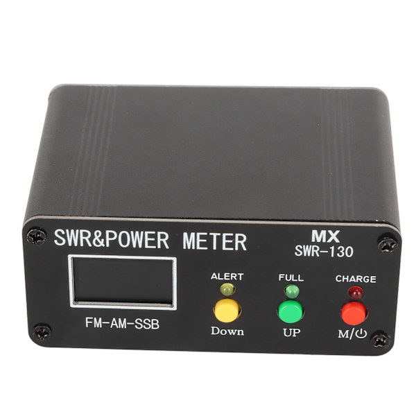 SWR Power Meter 1,8 MHz-50 MHz Frekvens 0,5W-120W Måleområde Stående Bølgeforholdsmåler med Farveskærm