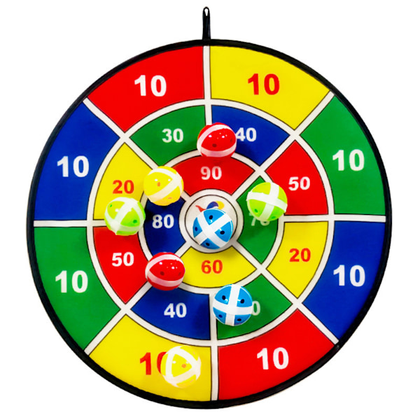 Dartsett for barn - Dartsett med 8 klebrige baller - Sikker dartsett - Dartsett for barn - Bursdagspresang