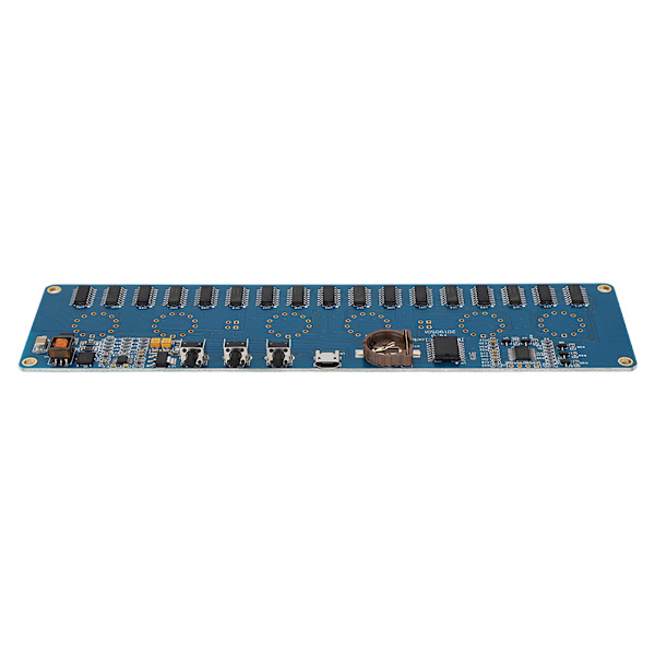 IN14 PCB Blå USB-gränssnitt Hög precision DIY Glödlampa Digital Klockmodul