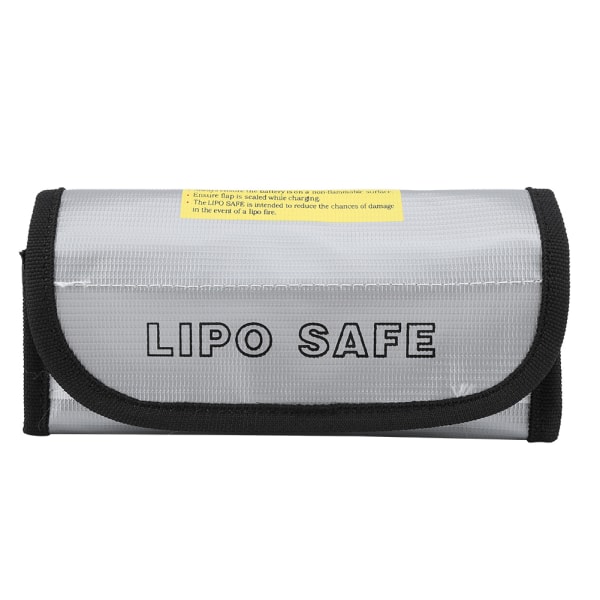 1 pcs Fireproof Bag LiPo Battery ExplosiOn Proof Safety Bags Pouch Charging Protection Sack(185*75*60mm)