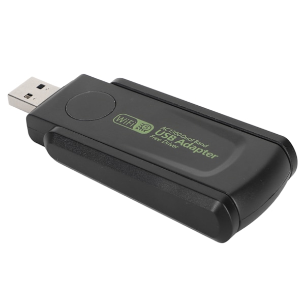 Trådløst nettverkskort adapter 1300 Mbps 2.4G 5G Dual Band High Gain Antenne USB3.0 WiFi Adapter for PC