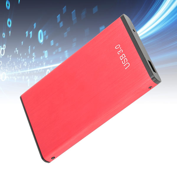 Mobil harddisk rød for OS X/XP/Win7/ Win8/Win10/Linux datamaskin YD0018 2.5in 50‑130M/S