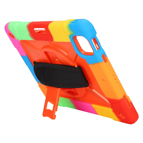 Tabletskydd Fodral 360 Roterande Ställ Hand- och Axelrem för Ipad Air4 10.9 Orange