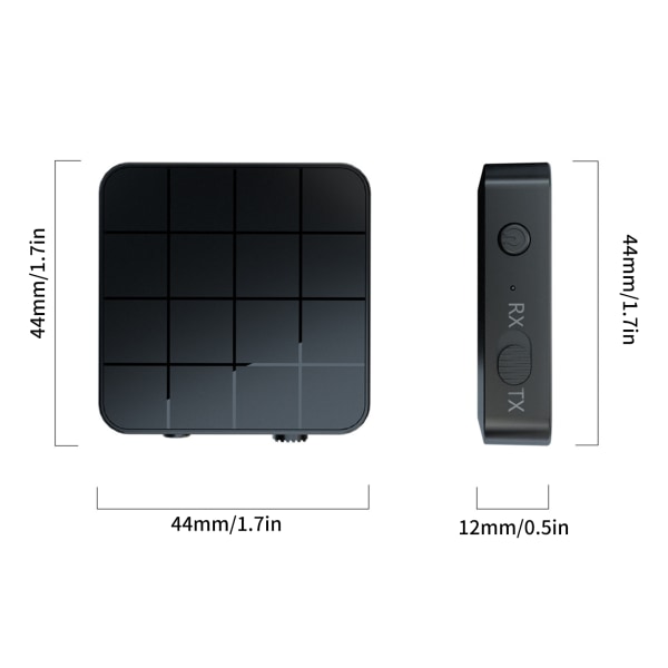 KN321 Trådløs Bluetooth 5.0 Lyd Sender/Mottaker 2 i 1 TV Datamaskin Adapter