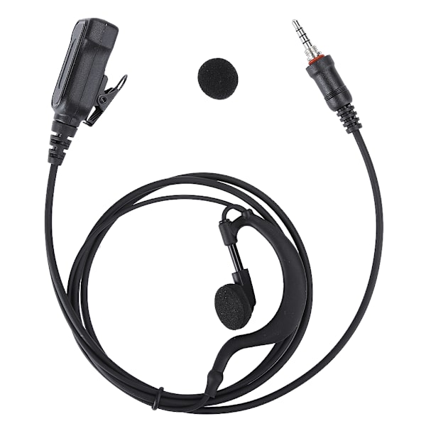 Öronkrok Hörlurar Enstaka Öronsnäcka för ICOM IC‑M33 M25 M34 Walkie Talkie Radio (G‑Hook )