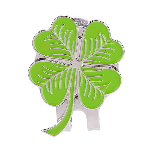 Magnetisk Golf Cap Clip Clover Hat Clamp Metal Ball Marker Udendørs Sports Tilbehør