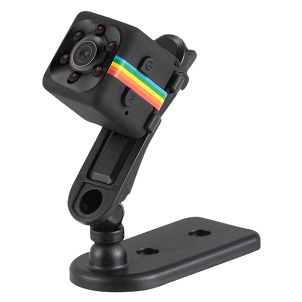 Mini Actionkamera 1080P Nattvision Loopinspelning Bärbar DV Sportkamera för Utomhusbruk