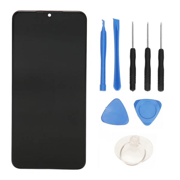 Skärmersättning med ram 6,5 tum LCD-skärm Digitizer Touch Screen Assembly med reparationsverktyg för Galaxy A04 A045