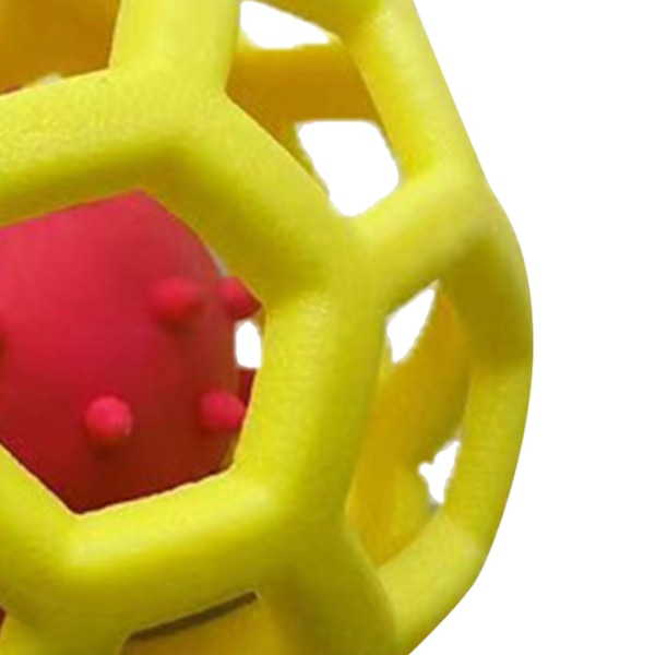 Underhållnings- och träningsleksak för husdjur, lättrengjord yta för hygien, tuggleksak av naturgummi, perfekt för att fylla med godsaker, mjuk textur