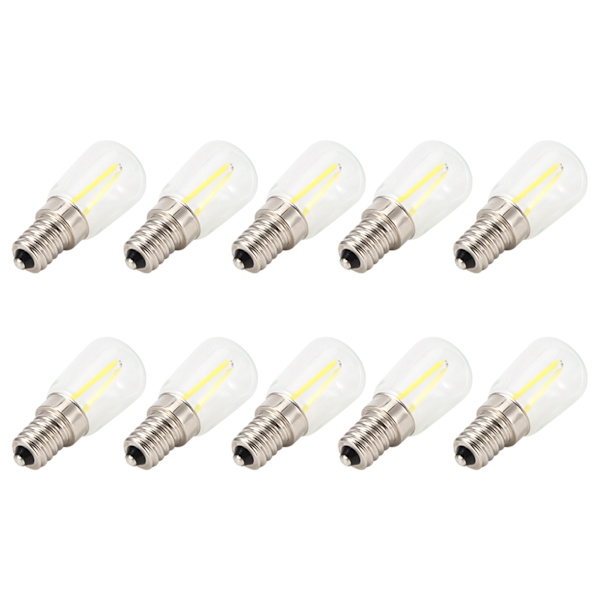 10 stk. Mini dimbar E14 LED-pære 1,5W AC 110V for lysekrone