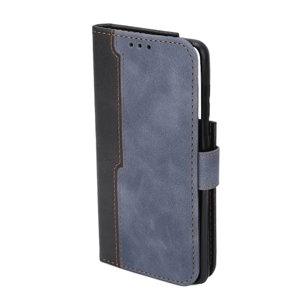 Mobiltelefon Läderfodral Blockering Omfattande Skydd Magnetisk Flip Telefon Plånbok Fodral för Galaxy S21