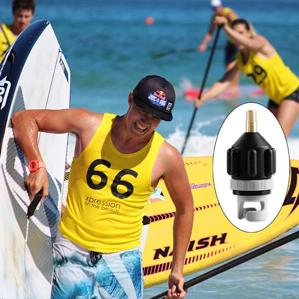 Uppblåsbar Paddleboard Adapter, Universell Högtrycksbeständig Pumpanslutning, Snabb Uppblåsning För Utomhusäventyr