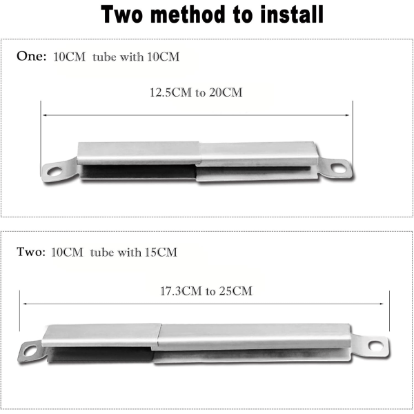 Gassgrill Crossover Tube Channel BBQ-deler, rustfritt stål brennere erstatning, passer for BBQ Grillware