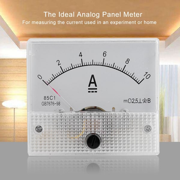 DC 0-10A DC Analog 85C1 Ström Voltmeter Spänning 2.5 Noggrannhet Spänning Analog Voltmeter Panel