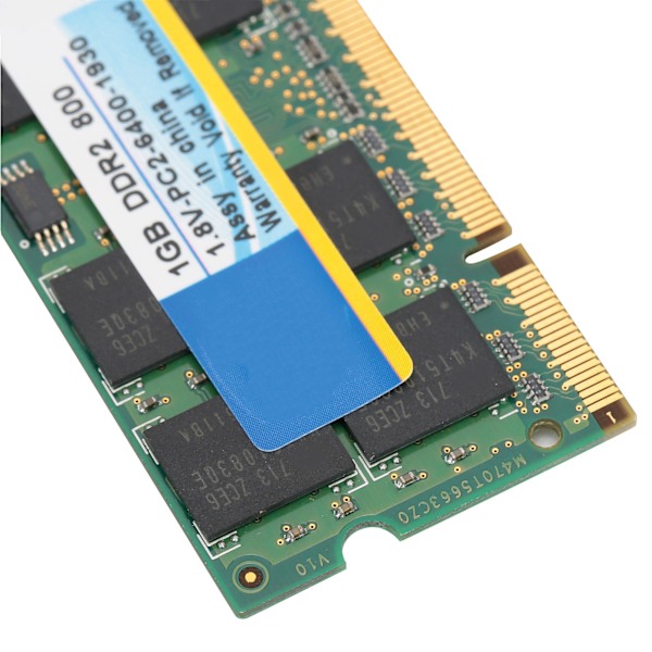 2 st Xiede DDR2 1 GB minnesmodul 800 Mhz PC2-6400 1,8 V Helt kompatibel för bärbar dator