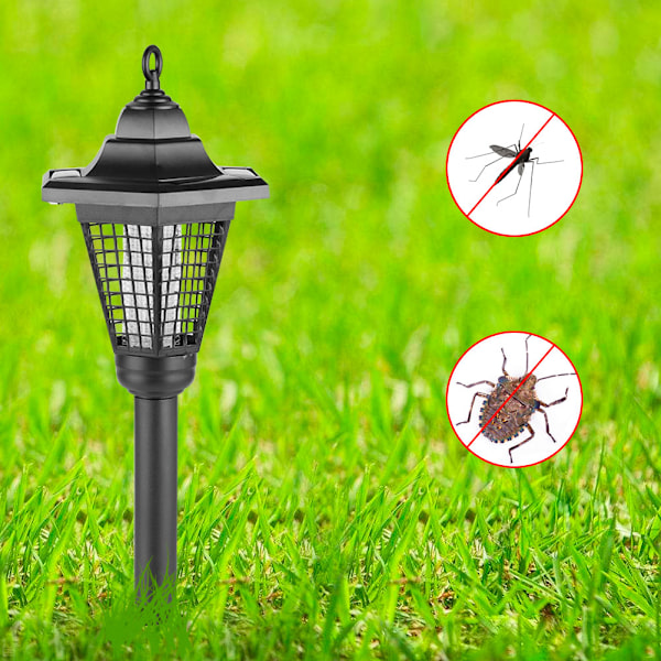 Aurinkokäyttöinen UV-hyönteisansalampun hyttys- ja hyönteismyrkky LED Gar