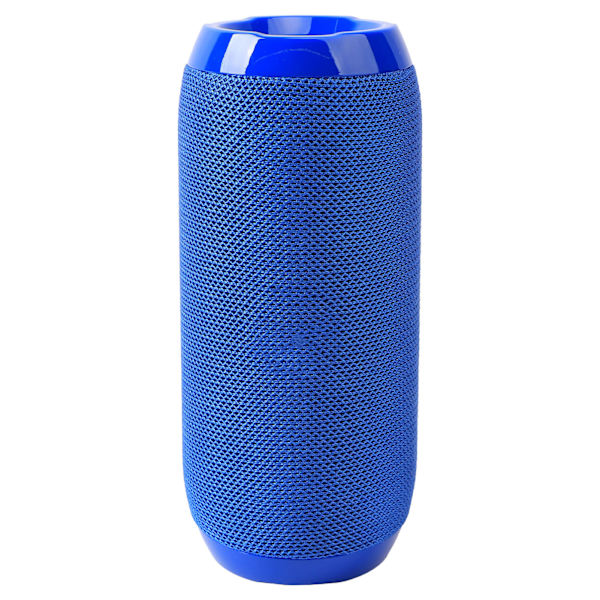 Bærbar Bluetooth-høyttaler Vanntett Dobbel Membran Holdbar Bluetooth Subwoofer for Utendørs Blå