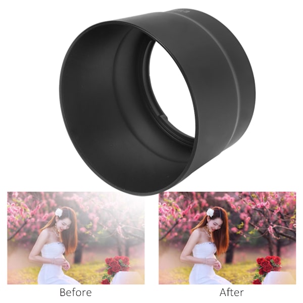 ET‑63 Objektivdeksel Kameramontering Plast Svart Passer for STM EF‑S 55‑250mm f4‑5.6 IS Objektiver