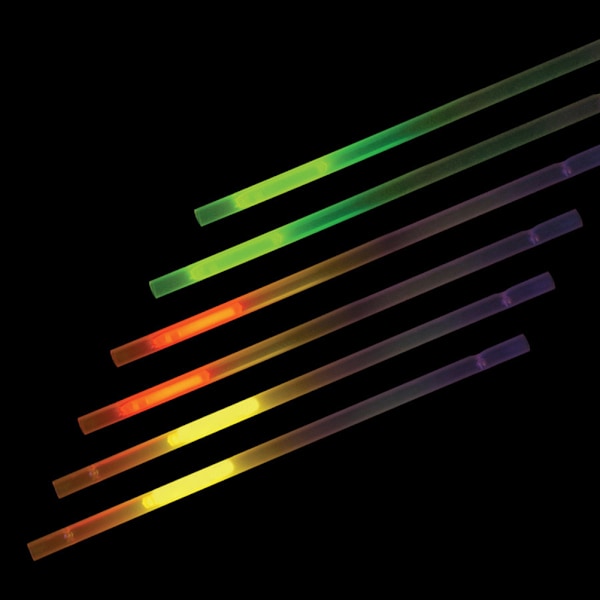 50 stk. 2 i 1 Glowing Straws Sticks, der lyser i mørket, til koncerter, festartikler, bryllupper, børnefødselsdage