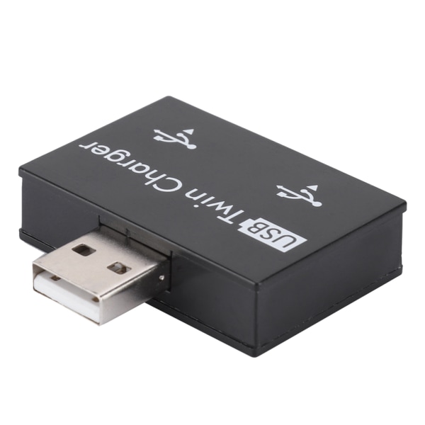 Mini høykvalitets laderforlenger USB-hubforlenger for bærbar PC/stasjonær svart